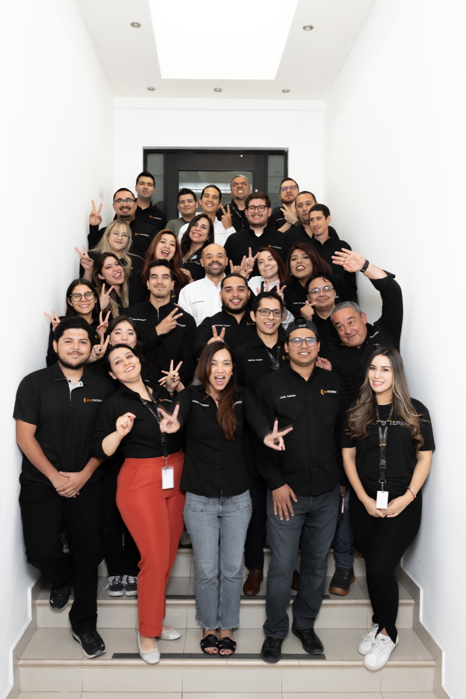CallCentered team members together at the Hermosillo office