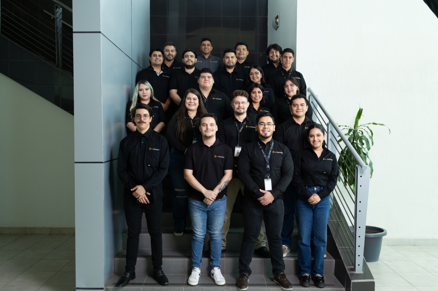 CallCentered team members together at the Ciudad Obregón office