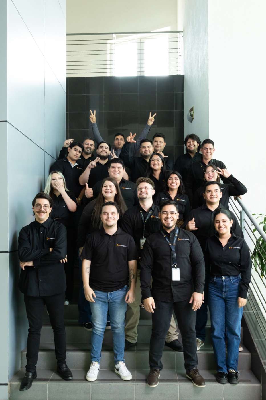 CallCentered team members together at the Ciudad Obregón office